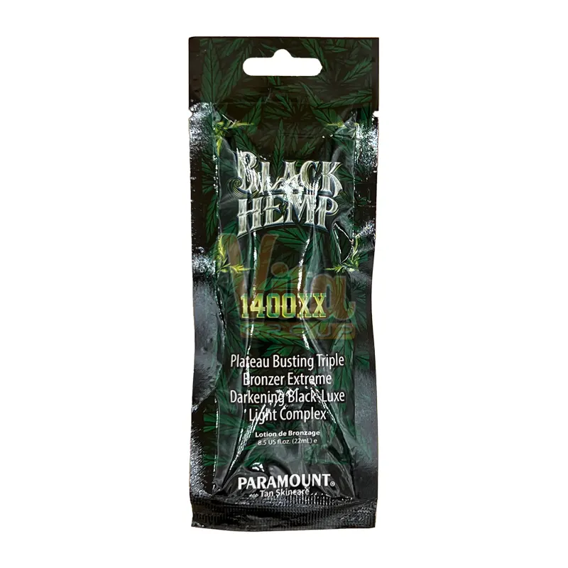 لوسیون سولار ساشه ای Paramount Black Hemp حجم 22 میل — تصویر ۲