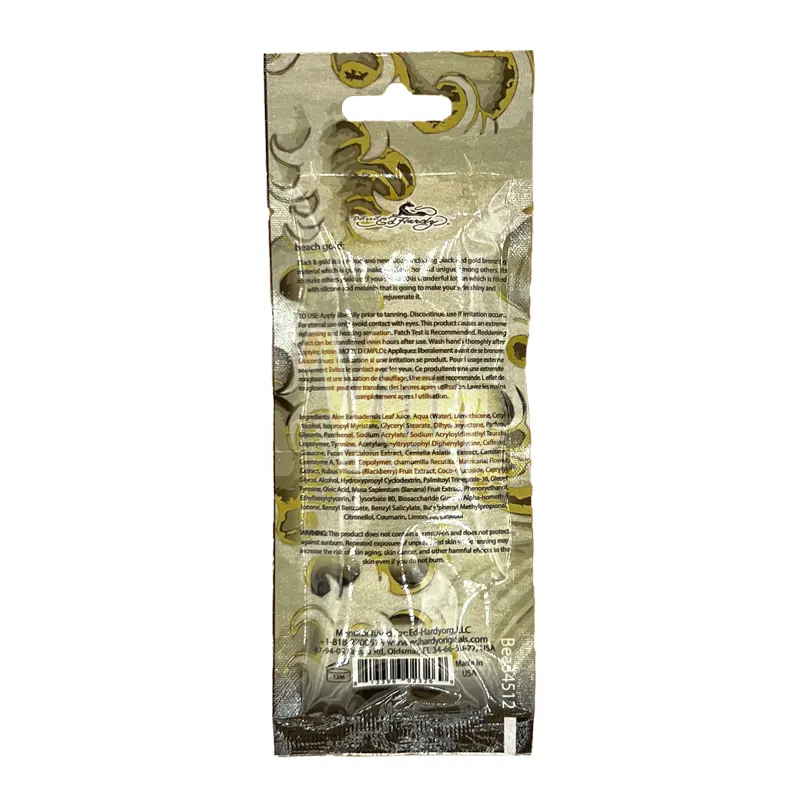 لوسیون سولار ساشه ای Ed Hardy Beach Gold حجم 20 میل — تصویر ۳
