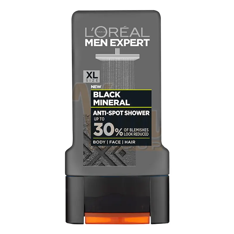 شامپو سر و بدن لورال Black Mineral