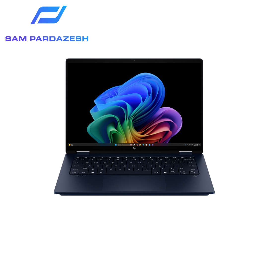 لپ تاپ اچ پی 14 اینچی HP OmniBook X Flip 14 FM0013DX Core Ultra 5 226V 16GB DDR5 512GB SSD Intel