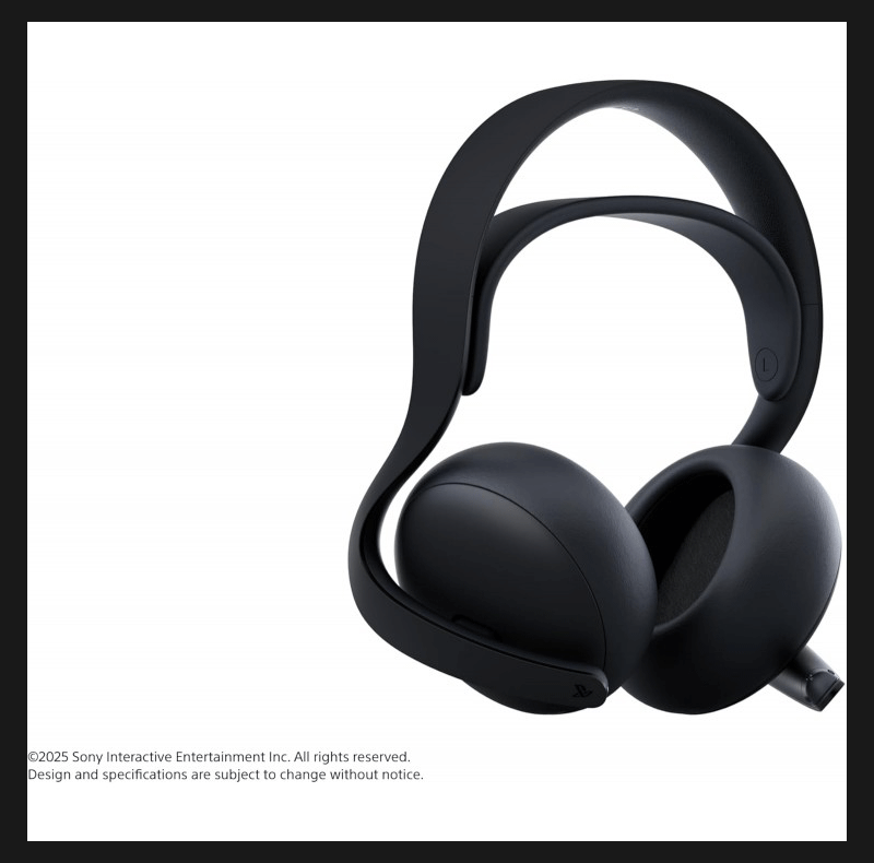 هدست مشکی سونی pulse elite blck sony ps5 — تصویر ۶