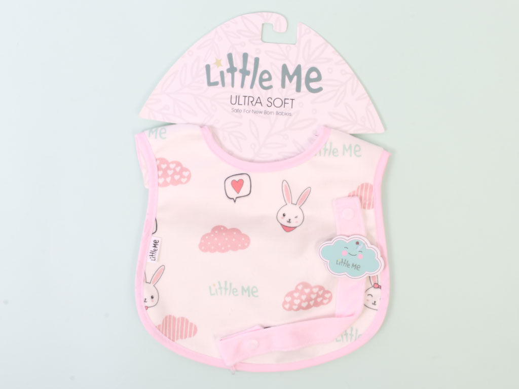 پیشبند نوزادی پسرانه با بند پستانک دکمه ای لیتل می little me — تصویر ۷