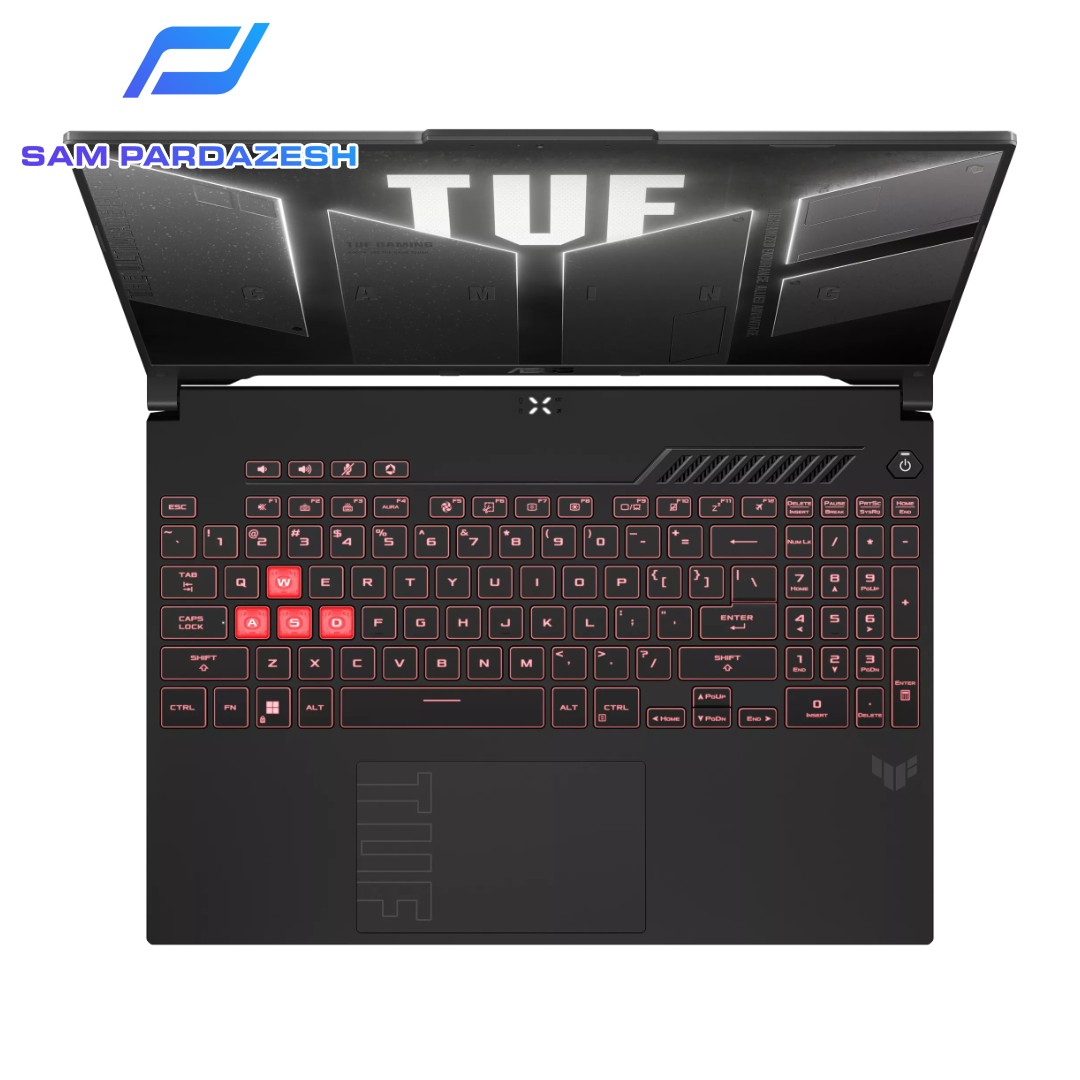 لپ تاپ گیمینگ ایسوس تاف 16 اینچی Asus TUF Gaming A16 FA607NUQ Ryzen 7 170 16GB DDR5 2TB SSD 6GB RTX4050 — تصویر ۸