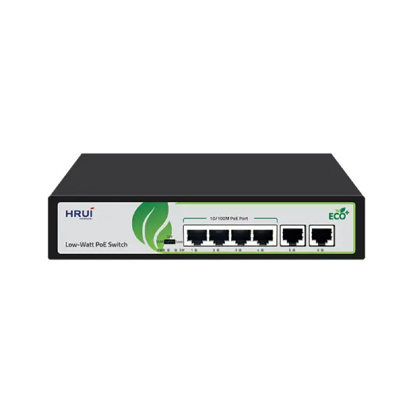 سوئیچ شبکه 4 پورت PoE اچ آر یو آی مدل HRUI HR902-AF-42N سری Low Watt