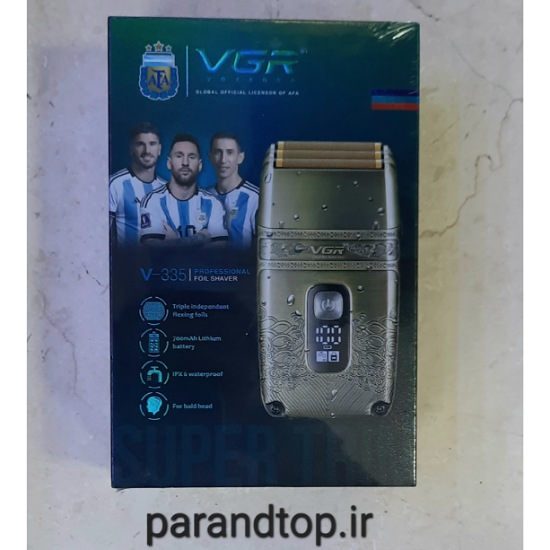 ماشین اصلاح(شیور صورت و بدن) وی جی آر مدل VGR v-335 اورجینال