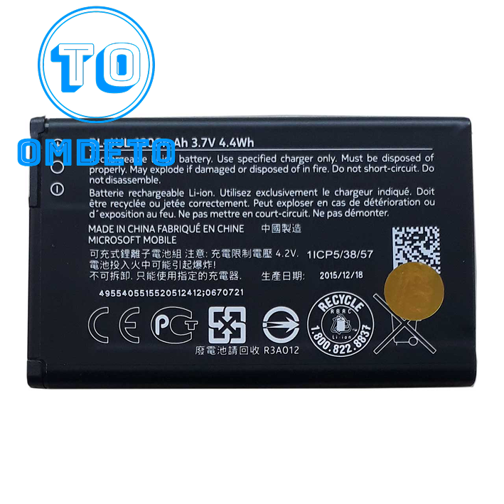 باتری گوشی نوکیا Nokia Lumia 225 مدل BL-4UL (گارانتی 12 ماهه)
