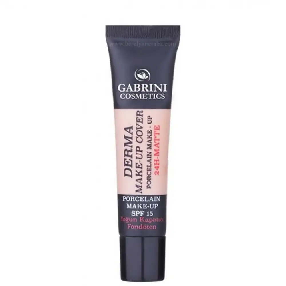 کرم پودر گابرینی Gabrini سری Derma SPF15 شماره 102 — تصویر ۲