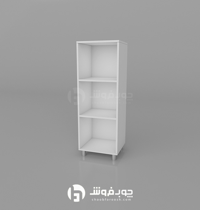 کتابخانه سه طبقه چوبی مدل L030 — تصویر ۵