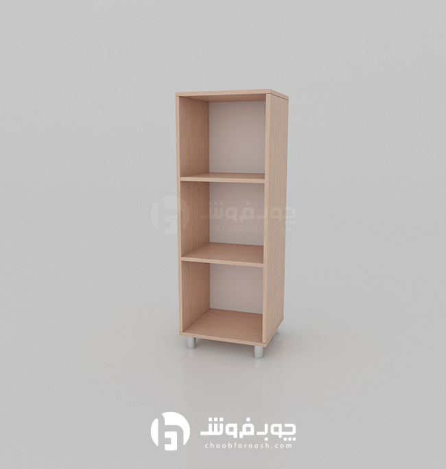 کتابخانه سه طبقه چوبی مدل L030 — تصویر ۳
