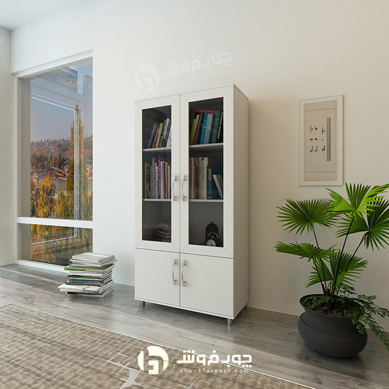 کتابخانه ویترینی مدل L403