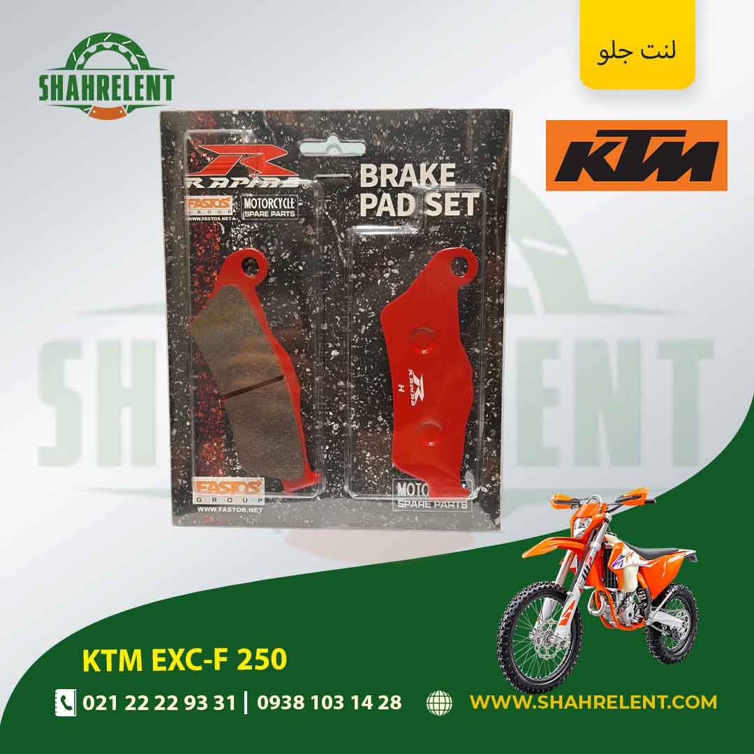لنت ترمز جلو کی تی ام ایی ایکس سی – اف 250 برند راپیدو (RAPIDO)