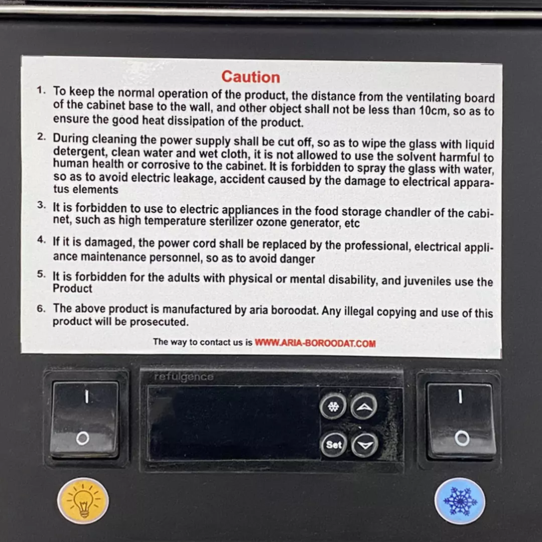 یخچال کیک قنادی رومیزی 75 سانتی متری — تصویر ۵