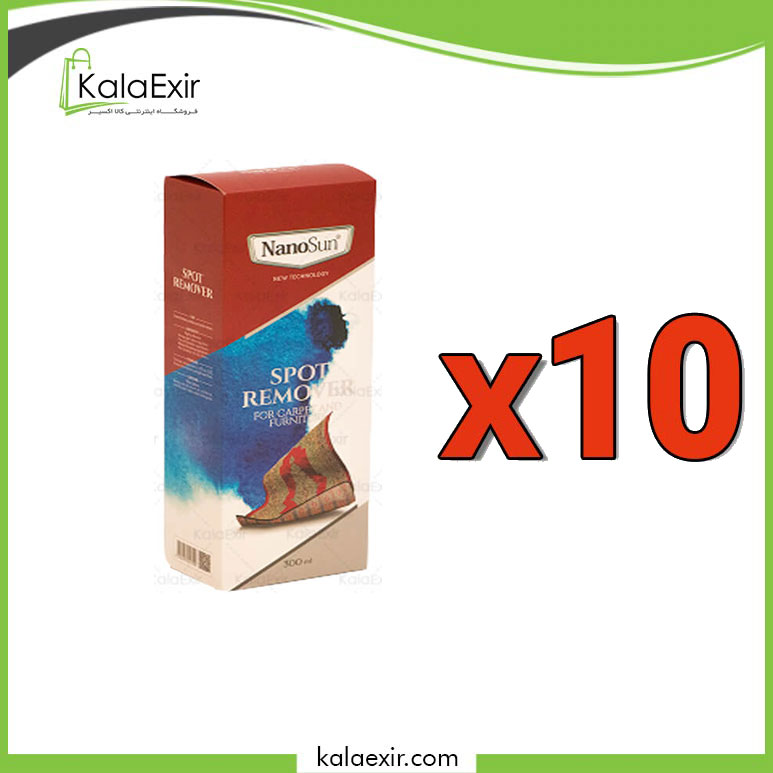 لکه بر فرش و مبل نانوسان بدون تریگر پک 10 عددی