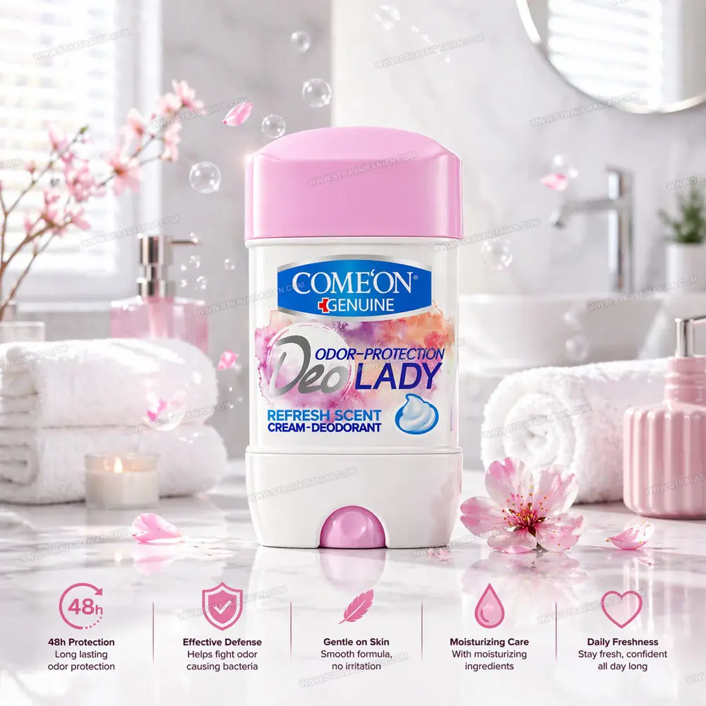 مام استیک ضد تعریق زنانه 75 میل کامان مدل DEO LADY با بهترین قیمت + خرید آنلاین — تصویر ۳