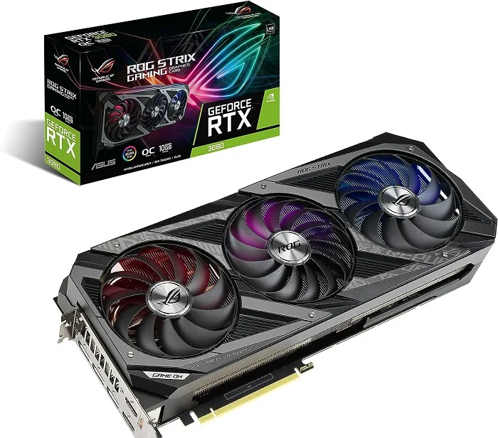 کارت گرافیک استوک ایسوس ASUS RTX 3080 ROG STRIX 8GB