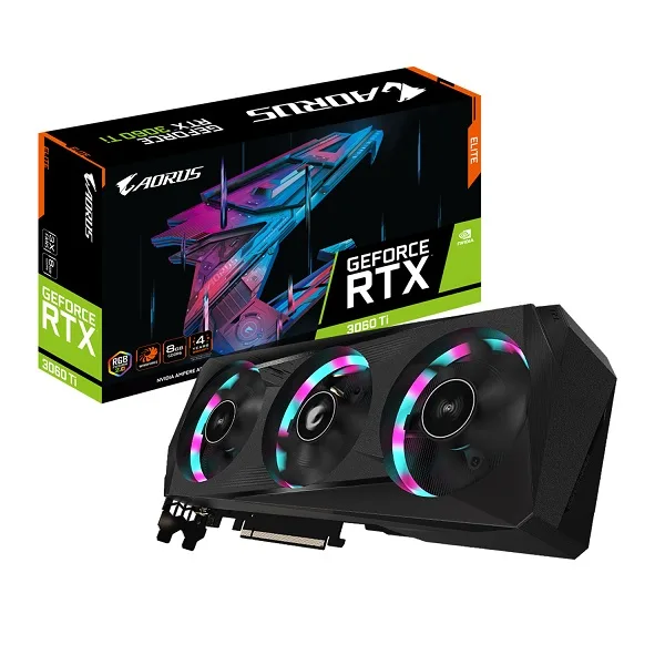 کارت گرافیک استوک گیگابایت GIGABYTE AORUS RTX 3060 Ti 8G