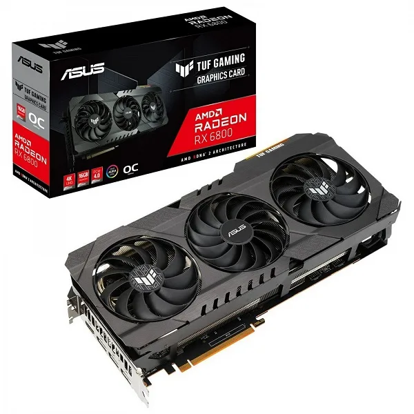کارت گرافیک استوک ایسوس ASUS TUF GAMING RX 6800 OC 16G
