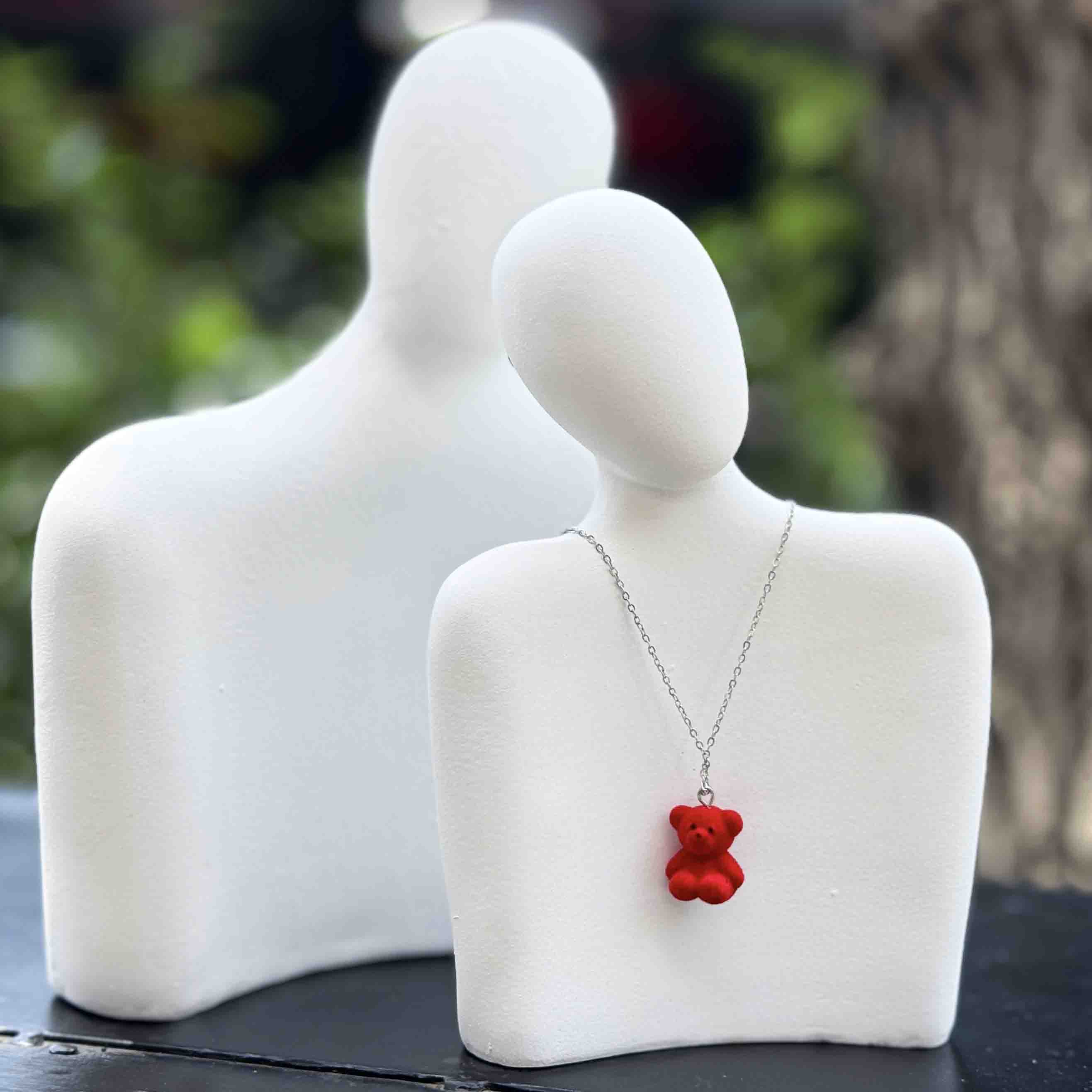 گردنبند پلاک خرس و خرگوش کد (8567) — تصویر ۲