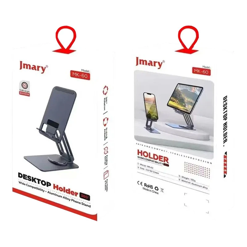 پایه نگهدارنده موبایل و تبلت جی‌ماری مدل Jmary MK-60 — تصویر ۳
