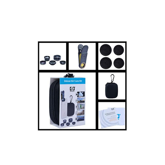 کیت لنز موبایل اپیکسل مدل APL 5in1 Lens Kit — تصویر ۴