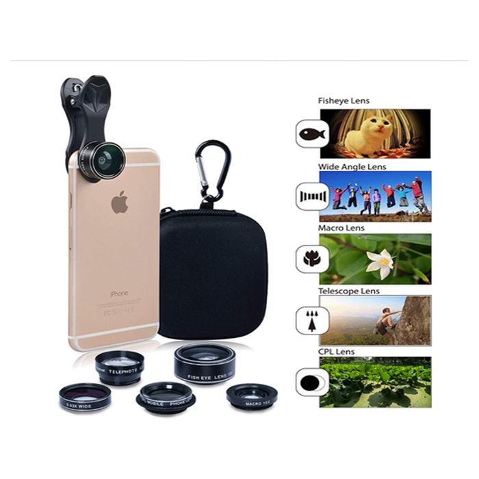 کیت لنز موبایل اپیکسل مدل APL 5in1 Lens Kit — تصویر ۵