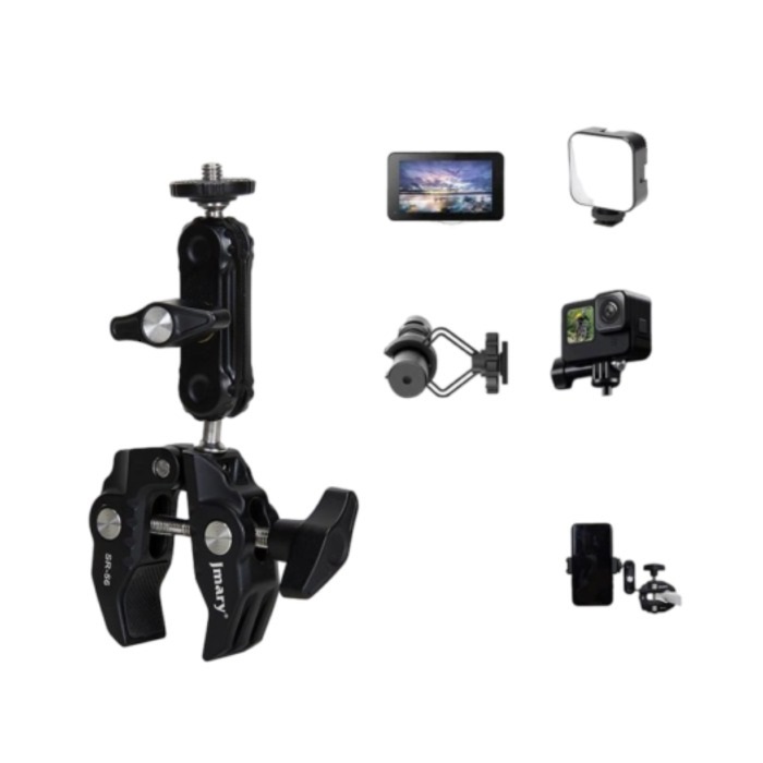 نگهدارنده موبایل و دوربین جی ماری JMARY SR-56 SUPER CLAMP — تصویر ۴