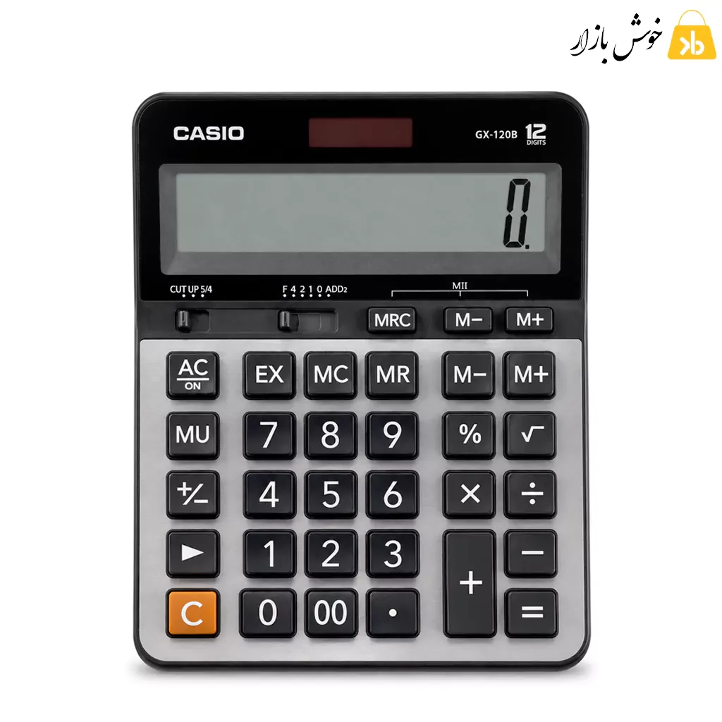 ماشین حساب رومیزی 12 رقمی طرح کاسیو مدل GX-120B