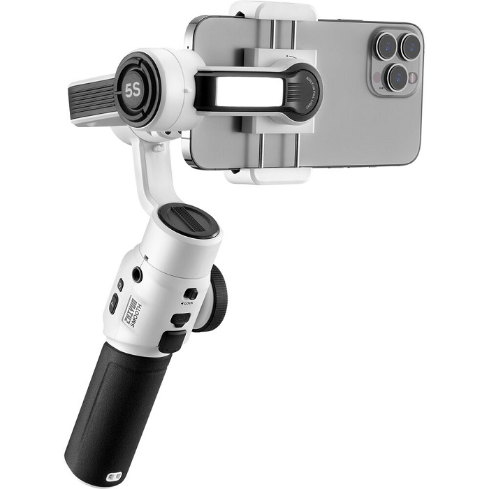 گیمبال موبایل ژیون سفید Zhiyun Smooth 5S Combo Gimbal — تصویر ۲