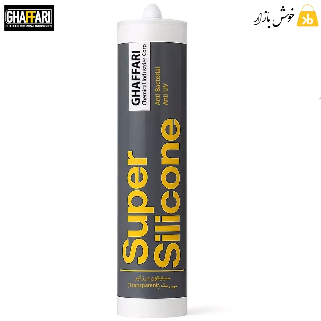 چسب آکواریوم سوپر سیلیکون غفاری (GHAFFARI) – 330 گرمی (بی رنگ)