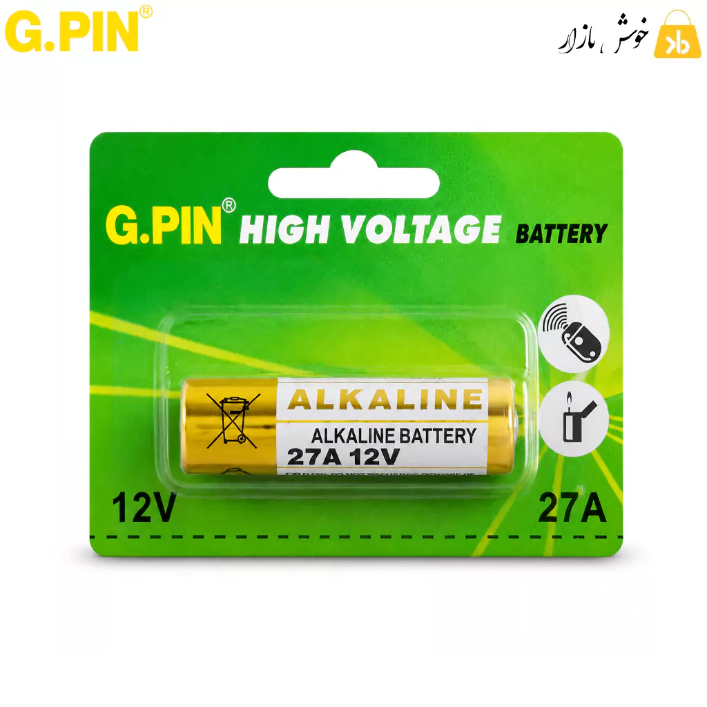 باتری ریموتی جی‌پین (G.PIN) مدل 27A — تصویر ۲