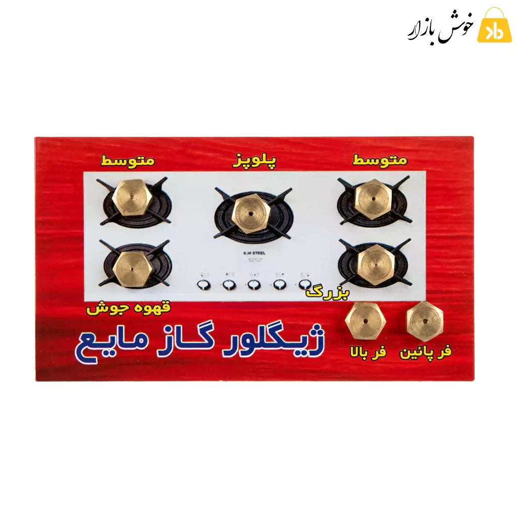 ست کامل ژیگلور (نازل) مخصوص گاز مایع (LPG) — تصویر ۲