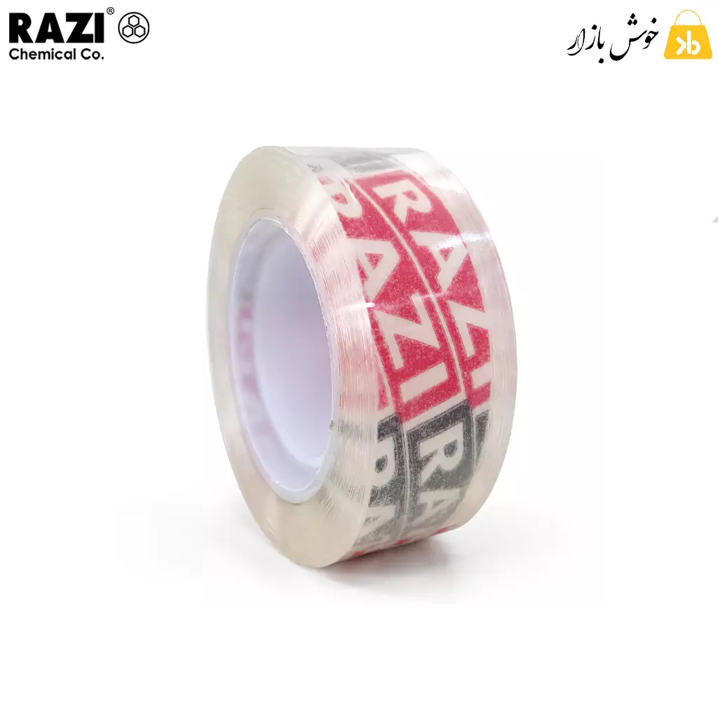 چسب نواری تحریر رازی (RAZI) عرض 18mm طول 36 یارد — تصویر ۲