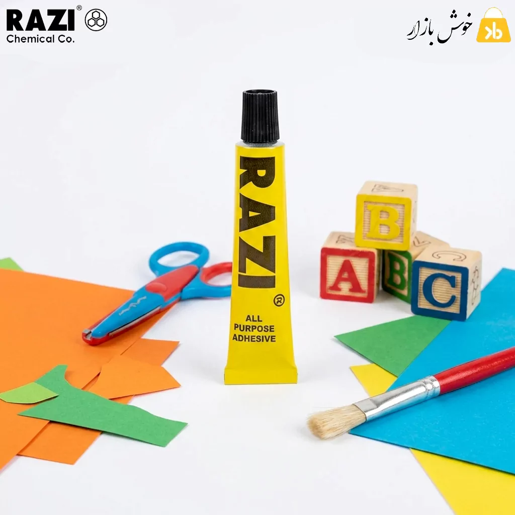 چسب همهکاره شفاف رازی مدل آلپلاست (Allplast) حجم 8 میلی لیتر — تصویر ۴