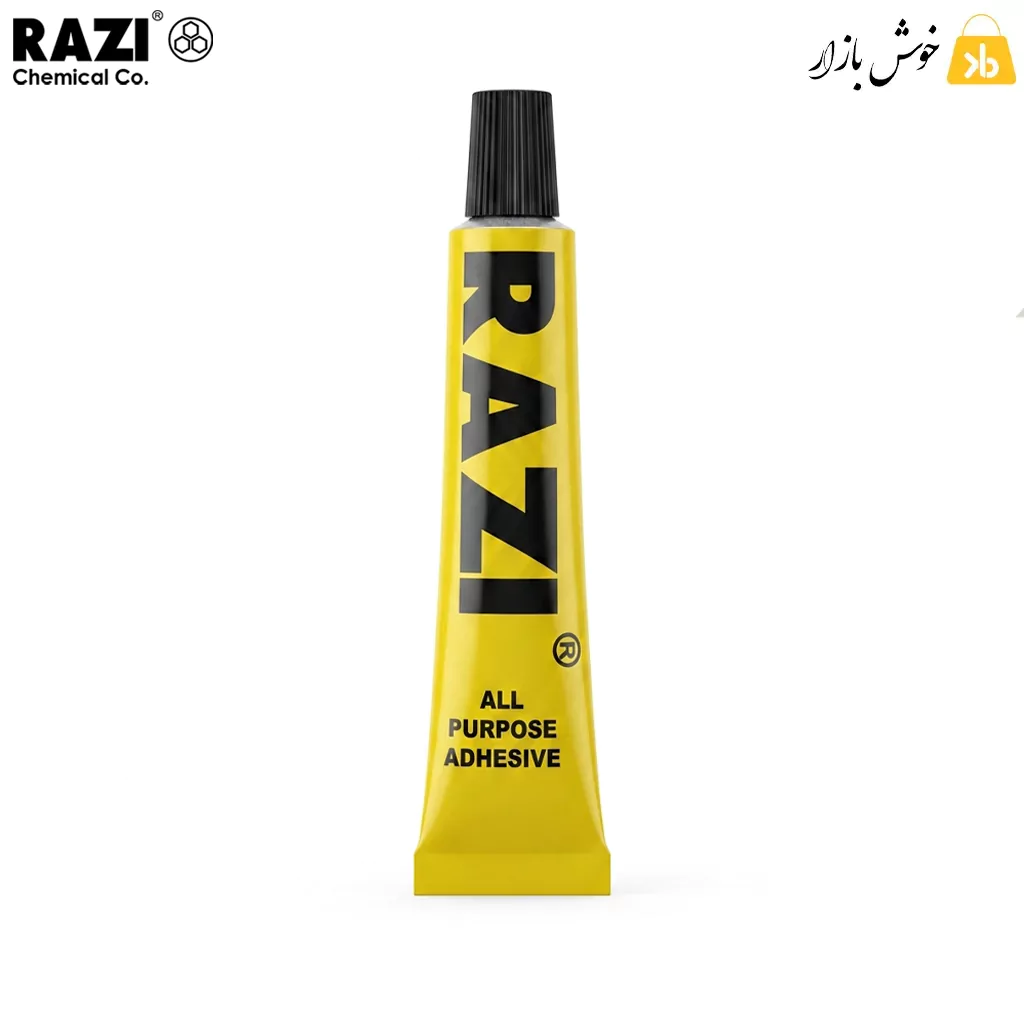 چسب همهکاره شفاف رازی مدل آلپلاست (Allplast) حجم 8 میلی لیتر