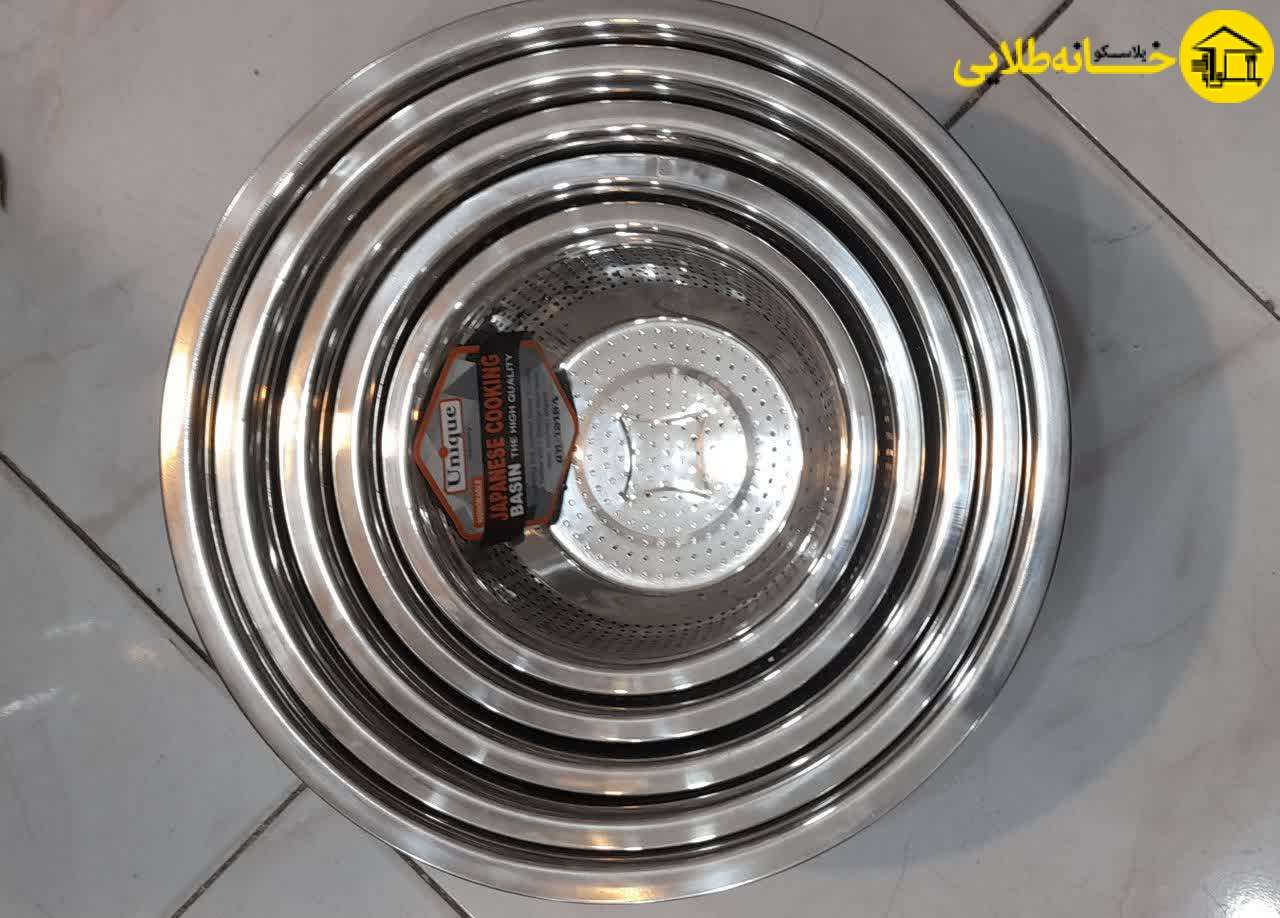ابکش استیل یونیک 5پارچه کف ستاره — تصویر ۳