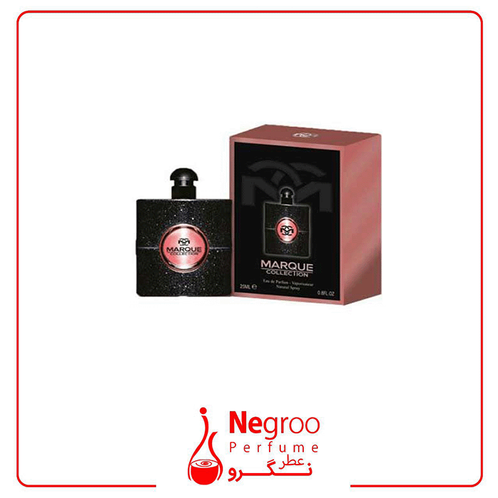عطر جیبی 25 میل مارکویی کد 109 رایحه بلک اپیوم اورجینال — تصویر ۲