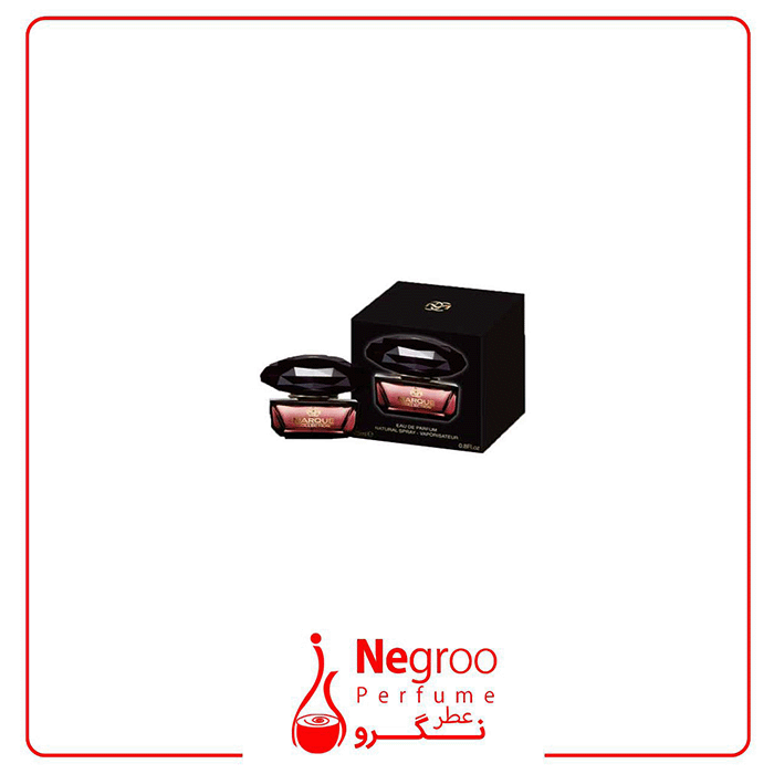 عطر 25 میل برند مارکویی کالکشن کد 104 رایحه ورساچه کریستال نویر 104 اورجینال