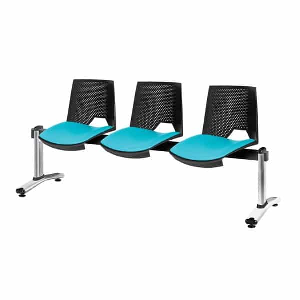 صندلی انتظار چهارنفره پریما WP365X-4 داتیس پایه مشکی