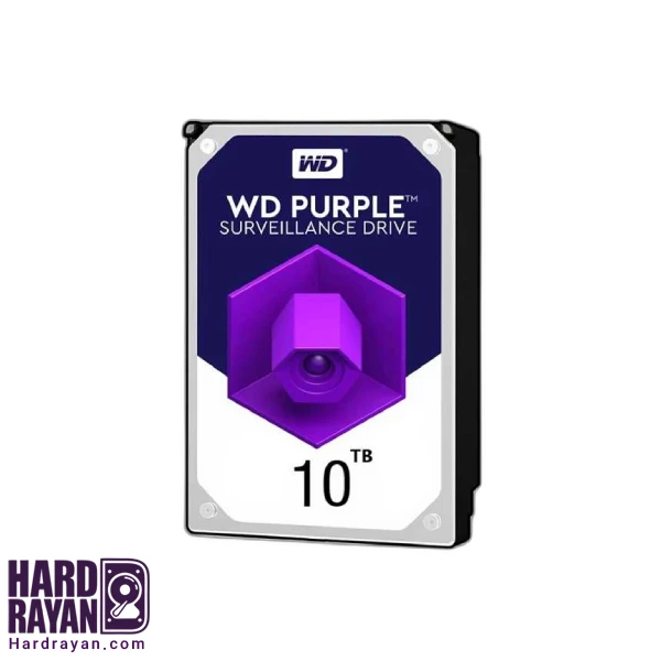 هارد دیسک اینترنال وسترن دیجیتال مدل Purple ظرفیت 10 ترابایت