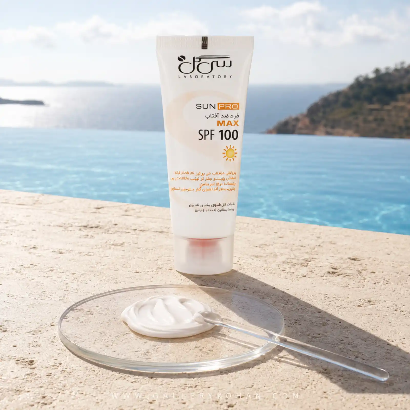 کرم ضد آفتاب بدون رنگ سی گل spf 100 — تصویر ۴