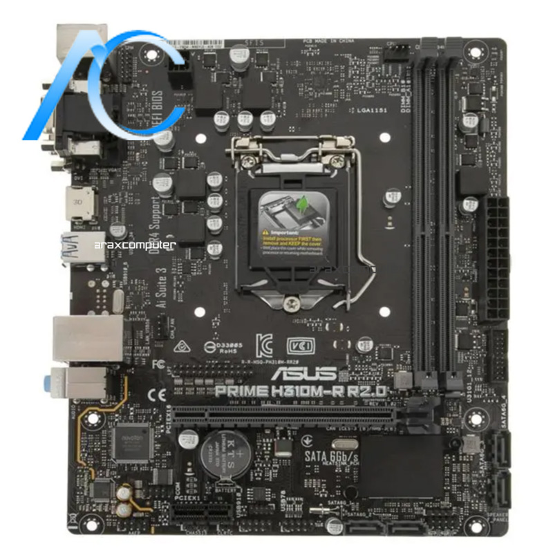مادربرد دسته دوم ایسوس مدل 0.MAINBOARD USED PRIME H310M-R R2