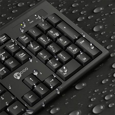 کیبورد باسیم لکو مدل Lenovo Lecoo KB-101 — تصویر ۷