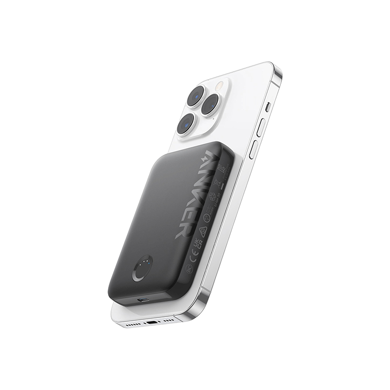 پاور بانک مگ سیف انکر Anker PowerCore Magnetic مدل A1616 ظرفیت 5000 میلی آمپر به همراه کابل USB-C