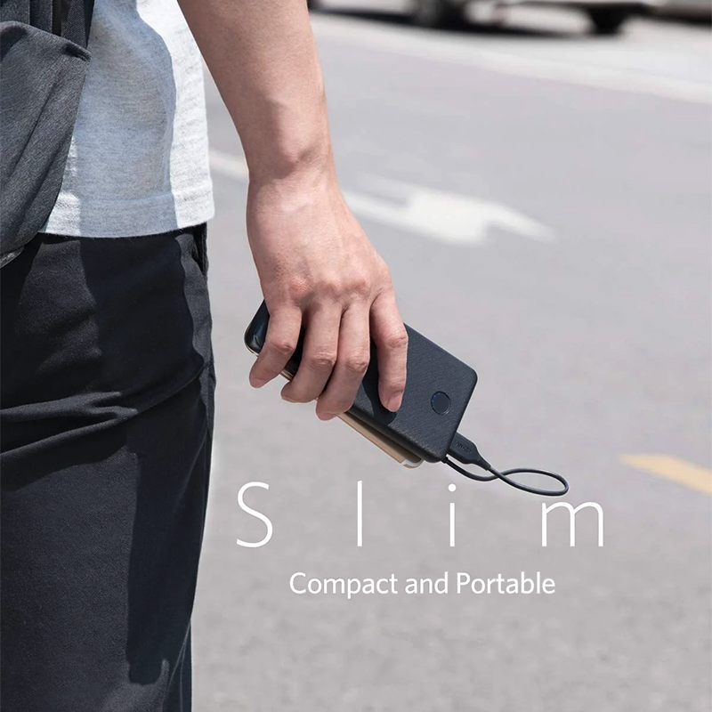 پاور بانک انکر Anker 313 PowerCore Slim مدل A1229 ظرفیت 10000 میلی‌آمپر به همراه کابل Micro-USB — تصویر ۵