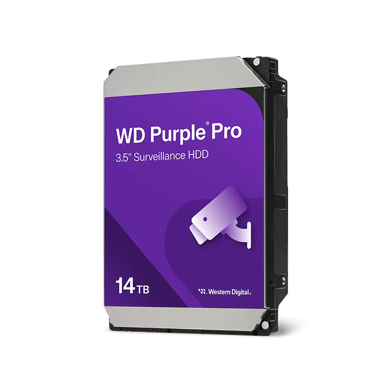 هارد اینترنال وسترن دیجیتال مدل Purple Pro ظرفیت 14 ترابایت