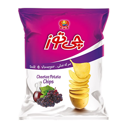 چیپس سرکه نمکی چی توز مقدار 60 گرم
