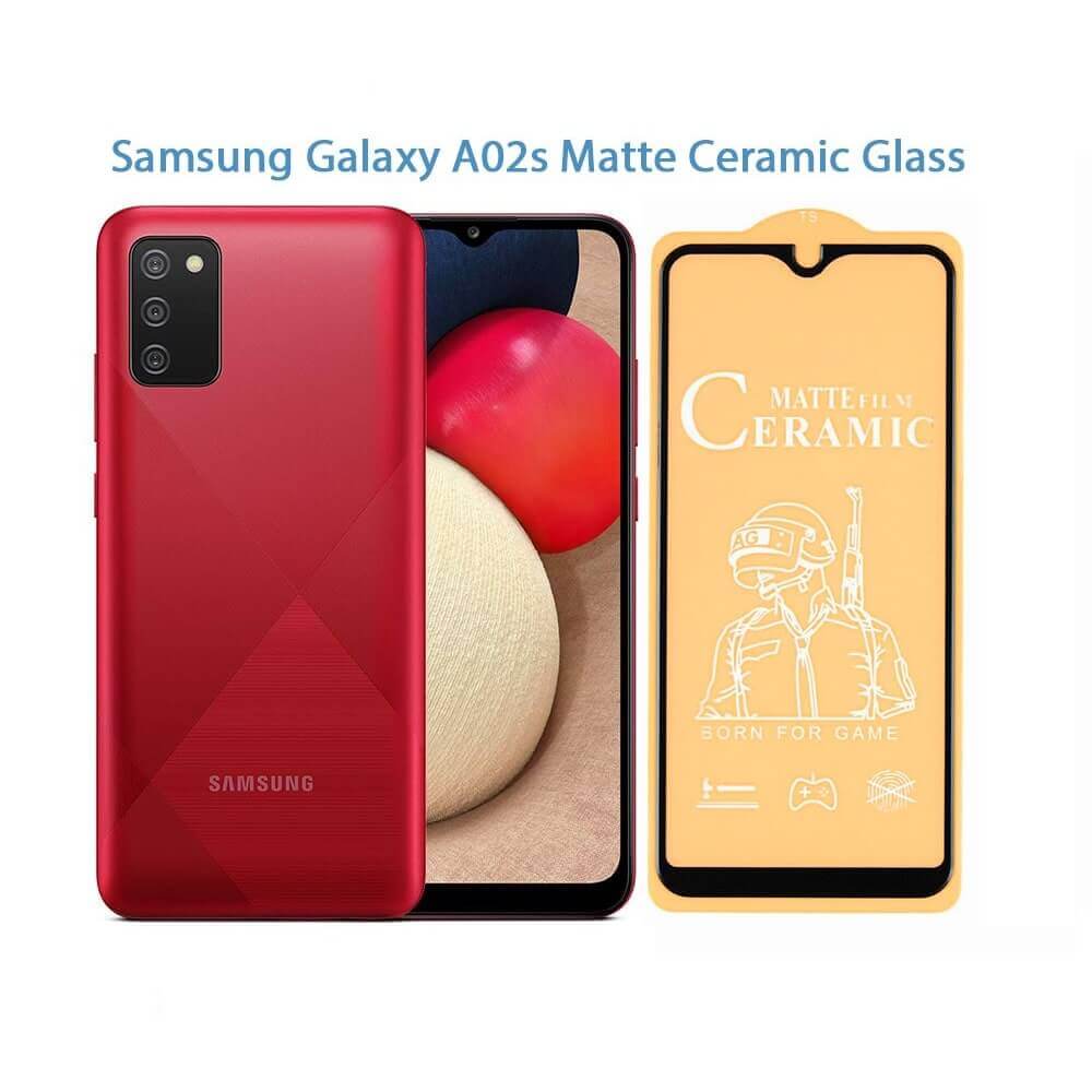 گلس گوشی Galaxy A02s Ceramic 9D Matte Screen Protector صفحه نمایش مشهد