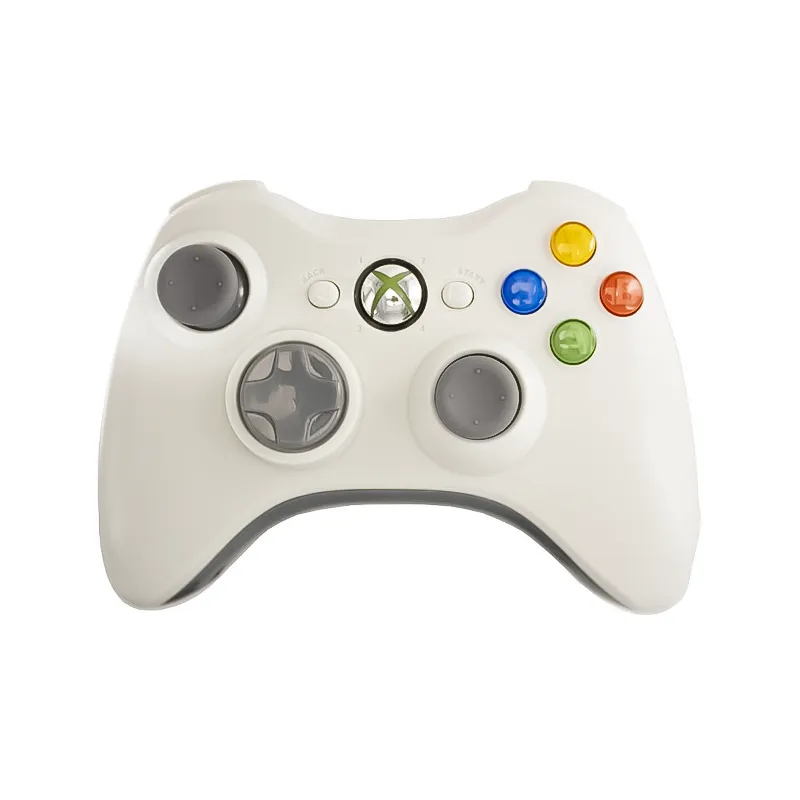 دسته بازی بی سیم ایکس باکس مدل Xbox 360 به همراه دانگل – سفید