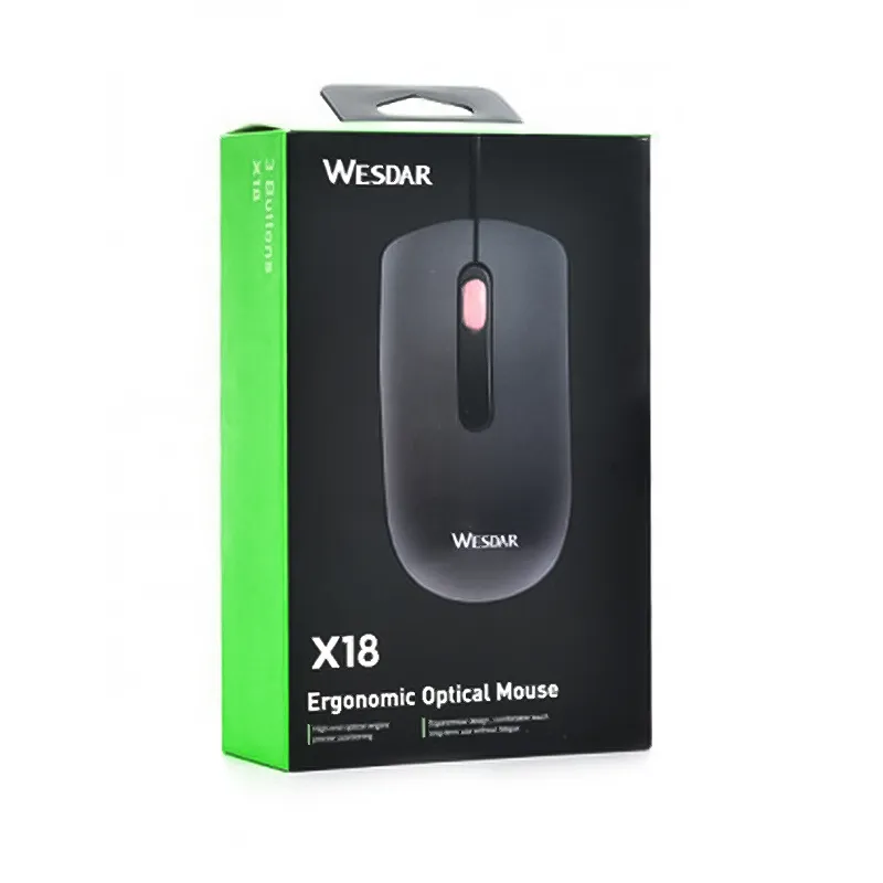 ماوس سیم دار وسدار مدل Wesdar X18 — تصویر ۴