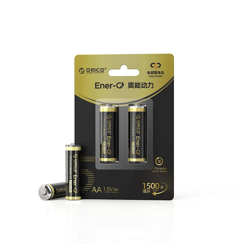 باتری قابل شارژ Type-C قلمی ORICO مدل EG۵C-UN-2PK-BP — تصویر ۲